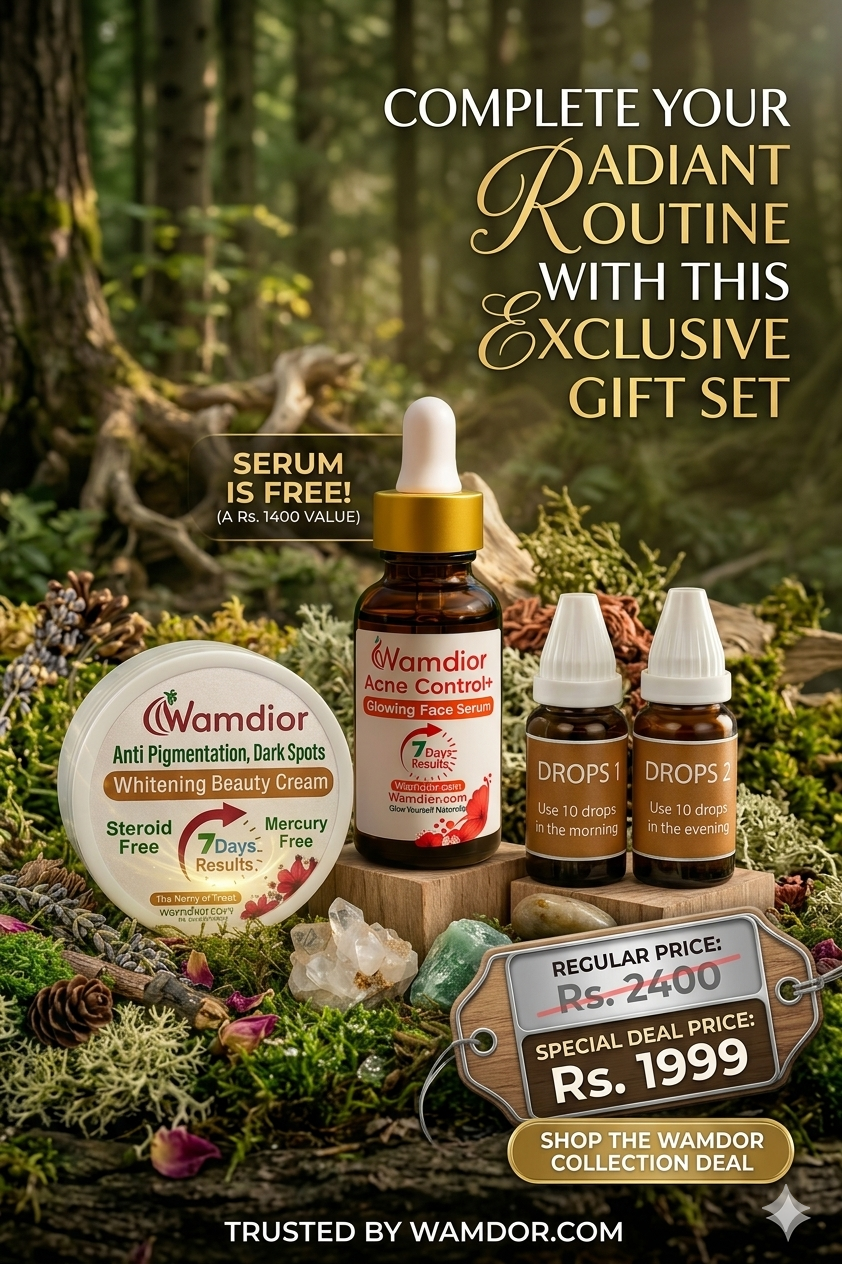 All-in-One Skincare Combo – Cream + Serum + Natural Arq Drops